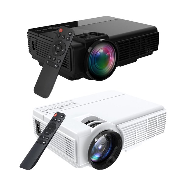 Projector And Screen Combo for Outdoor 50W 1200 Lumens Smart Portable