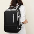 thumbnail image 2 of Women's Multifunctional Travel Backpack Luggage Bag with USB Interface Independent Shoe Cabinet Can Board The Plane, 2 of 5