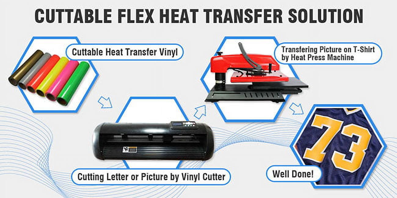 CALCA 16" x 20" Heat Press Machine Auto Open Slide Out T-Shirt Sublimation Transfer Press Vertical Version for Clothes, Mouth Pads, Tiles