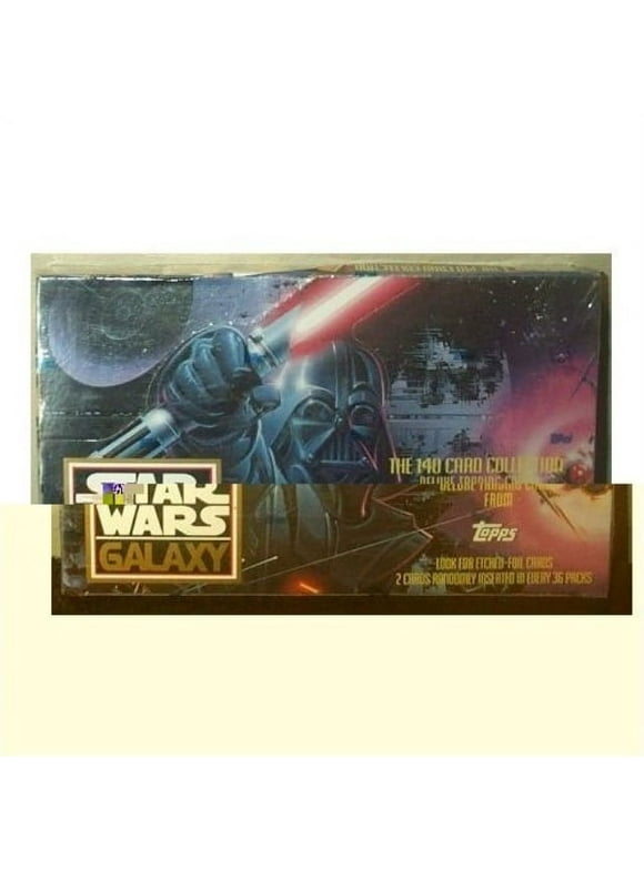 Star Wars Galaxy Deluxe Trading Cards Box -36 Count