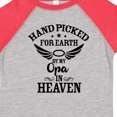 thumbnail image 4 of Inktastic Handpicked for Earth By My Opa in Heaven with Angel Wings Boys or Girls Toddler T-Shirt, 4 of 5