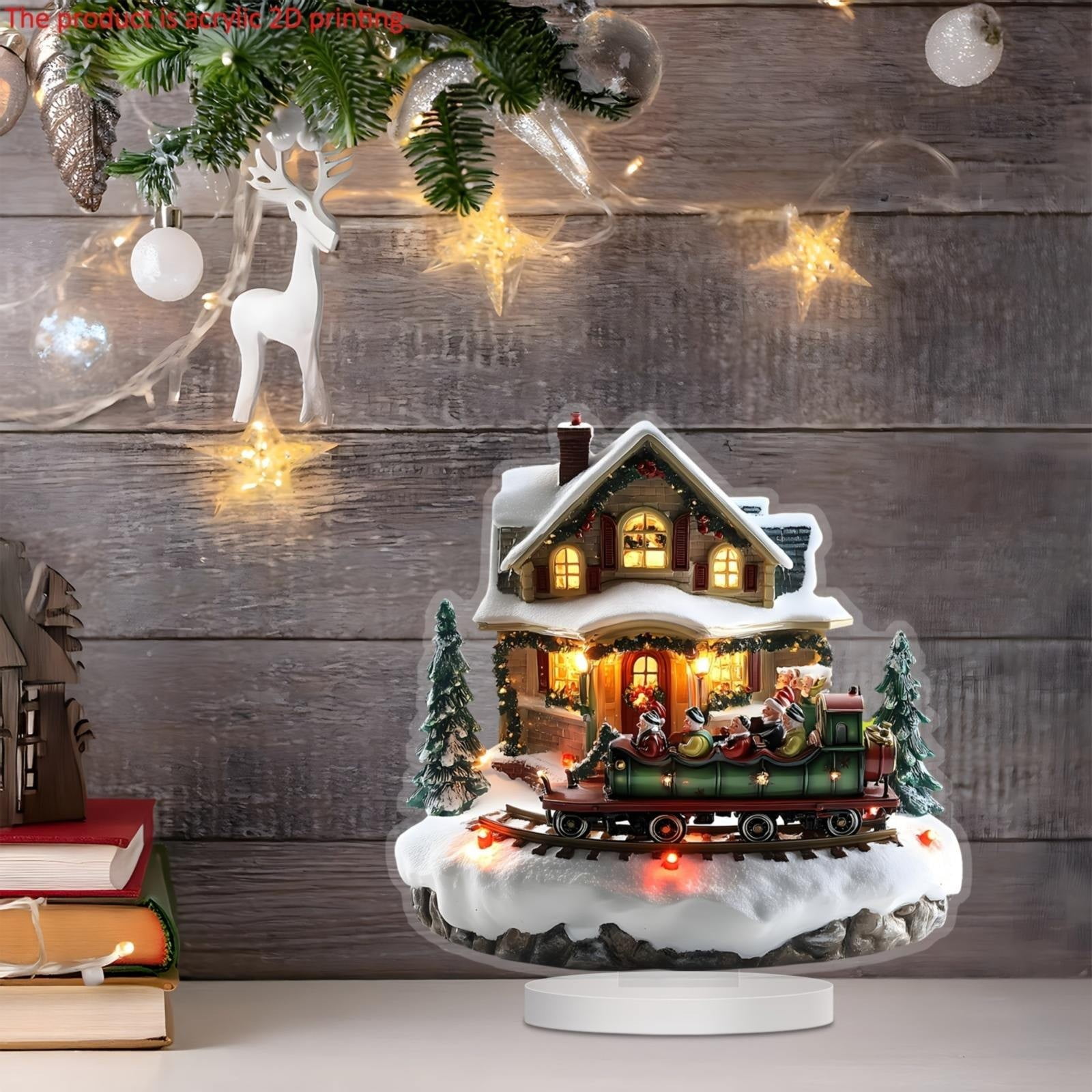 Panneau De Noël 2D, Décoration En Acrylique, Collection D