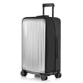 thumbnail image 3 of New Waterproof No Disassembly Required PVC Transparent Luggage Dust Cover Suitcase Cover Travel Wrap Luggage Cover Clear Luggage Protector GREEN 20INCH, 3 of 8