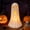 Ghost-A, variant on 2026 NEW Black Pumpkin Halloween Decorations Woven Lantern Jack-o'-Lantern Woven Seagrass Pumpkin Storage Basket Container Lid for Treats Fall Halloween Decor for Home 10in, Can Use LED Candle