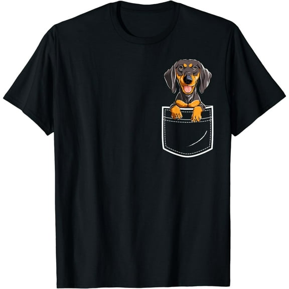 Dachshund in Your Front Pocket T Shirt Dog Puppy Gifts Women