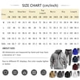 thumbnail image 3 of Men's Winter Fleece Multi-pocket Zipper Sweatshirt Suit Personalized Casual Hoodie Set, for Outdoor Activities and Winter Casual Wear,Wine,3XL, 3 of 5