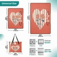 thumbnail image 2 of Extra Large Picnic Beach Blanket Waterproof Sand Proof Portable Outdoor Mat Love Heart with Roses 60x80, 2 of 9