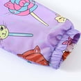 thumbnail image 6 of NAISIBABY Boys Girls Hooded Jacket, Windbreaker Outerwear Cartoon Kids Zip Up Coat Purple 5-6T, 6 of 8