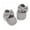 Gray, variant on Newway Baby Girls Shoes Cozy Fleece Soft Bottom Warm Socks Newborn Crib Shoes With Cute Bow