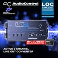 thumbnail image 2 of Convertidor de salida de línea AudioControl LC2i PRO con cargador inalámbrico, 2 of 9