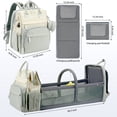thumbnail image 7 of Baby Diaper Bag Backpack, Large Baby Bag with Bottle Holder, Stylish Diaper Backpacks for Travel, 7 of 7