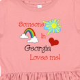 thumbnail image 4 of Inktastic Someone in Georgia Loves Me Girls Toddler Dress, 4 of 5