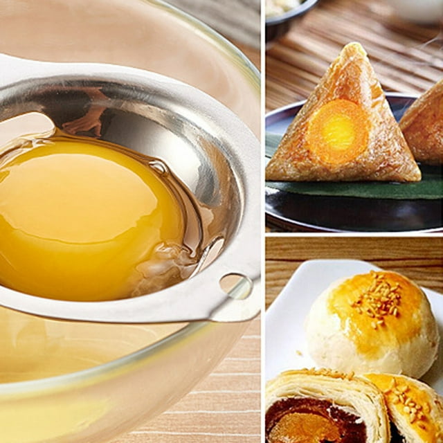 TopLLC 304 Stainless Steel Yolk White Separator Cooking Tool Kitchen Gadget