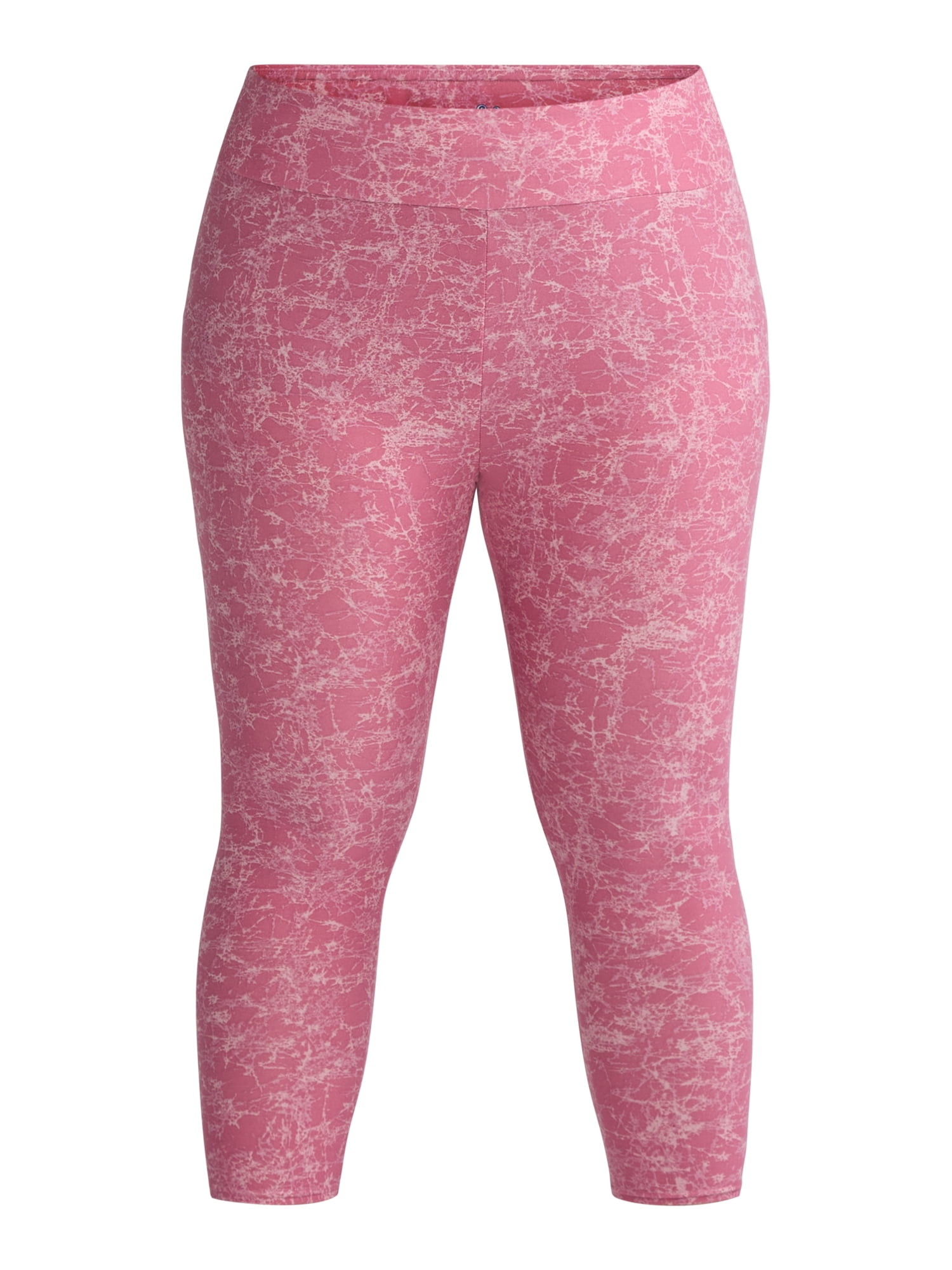 Terra & Sky's Women's Plus Capri Leggings, 2-Pack