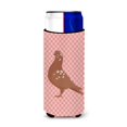 thumbnail image 1 of Decorativo Caroline's Treasures Pigeon Pink Check para latas delgadas, 1 of 1