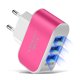 thumbnail image 1 of Xihbxyly Oferta Del Día Ofertas Relámpago Adaptador Del Cargador de Ca para Viaje En Casa, 3 Puertos Usb, 3,1 A, para Enchufe de La Ue, 1 of 2