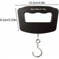 thumbnail image 4 of LoonWear Digital Luggage Scale, Hanging Electronic Travel Scale with Hook, Data Hold Function, 4 of 5