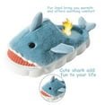 thumbnail image 2 of Sogetch Womens Cute Shark Slippers Soft Warm Fuzzy House Shoes for Women and Men, 2 of 7