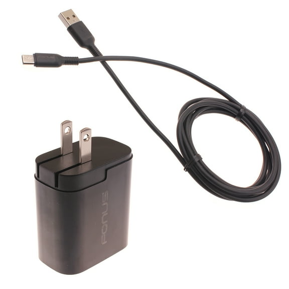 36W PD Home Charger for Nokia C200/C100 Phone - Fast Type-C 6ft Long Cable USB-C Power Cord QC3.0 Adapter Wall Y8L for Nokia C200/C100 Models