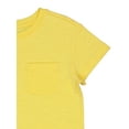 thumbnail image 2 of Wonder Nation Girls Short Sleeve Boxy Pocket Tee, Sizes 4-18 & Plus, 2 of 3