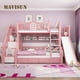 thumbnail image 5 of Nordic Style All Solid Wood Bunk Bed Slide Children Princess Up Down Kids Bed For Bedroom Bed Design Multifunctional Furniture My Lux Decor Round, 5 of 24