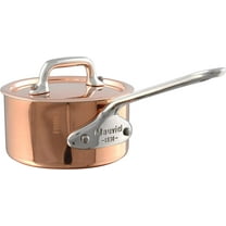 Mauviel M'Minis Saucepan With Lid, 3.5 Inch