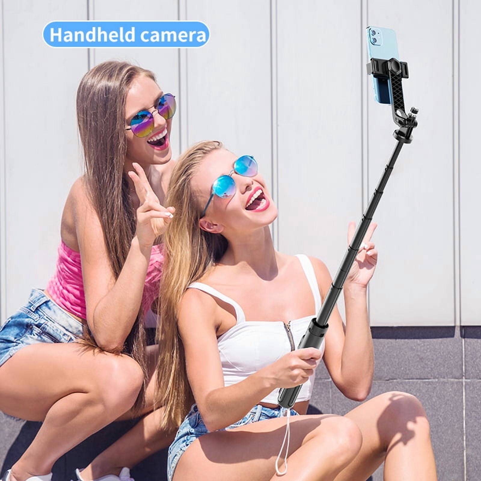 DODOUP Selfie Stick Tripod Stand for iPhone Samsung Huawei Cellphone 1.3m Extendable Phone Tripod with Wireless Remote