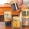 thumbnail image 4 of Kitchen Storage Containers Glass Jars With Airtight Lids Overnight Oats Containers With Lids Wide Mouth Mason Salad Jars Glass Food Storage Containers For Snacks Yogurt Sugar Visit The, Kitchen Storag, 4 of 9