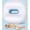 White, variant on Memory Foam Side Sleeper Knee Pillow – Ergonomic Leg Pillow for Back & Hip Pain Relief, Spine Alignment, Sciatica Relief, with Ice Silk Cover & Elastic Strap (Blue)