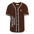 thumbnail image 2 of Cross-border 2024 Amazon New Sports Jersey Training Breathable Short-sleeved Cardigan Men's Game Button Baseball Suit, 2 of 5