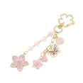 thumbnail image 6 of Unique Bargains 1 Pc Handbag Charm Keychain Flower Bag Accessories Pink, 6 of 6