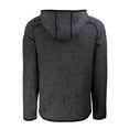 thumbnail image 3 of Men's Cutter & Buck Heather Charcoal Portland Sea Dogs Mainsail Raglan Full-Zip Hoodie, 3 of 3