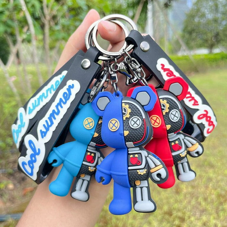 Heart Love Keychain Cute Key Ring Purse Bag Backpack Car Key Charm