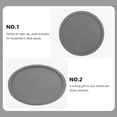 thumbnail image 6 of MLINS 5Pcs Heat-Resistant Silicone Cup Pads for Table Dark Grey for Household, 6 of 8
