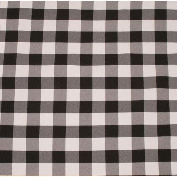 20 Yards Checkered Fabric 60" Wide Gingham Buffalo Check Tablecloth Fabric Decor