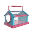 thumbnail image 7 of Shenmeida Small Butterfly Habitat, Insect Mesh Cage, Caterpillar Enclosure, House Shape Critter Cage, Bug Terrarium Portable Carry Handle, 7 of 7