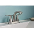 thumbnail image 4 of Moen Graeden Spot Resist Brushed Nickel 2-handle 4-in Centerset Bathroom Faucet, 4 of 10