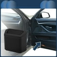 thumbnail image 2 of Unique Bargains Car Trash Can Hanging Car Door Plastic Trash Bin Black 1 Pcs, 2 of 6