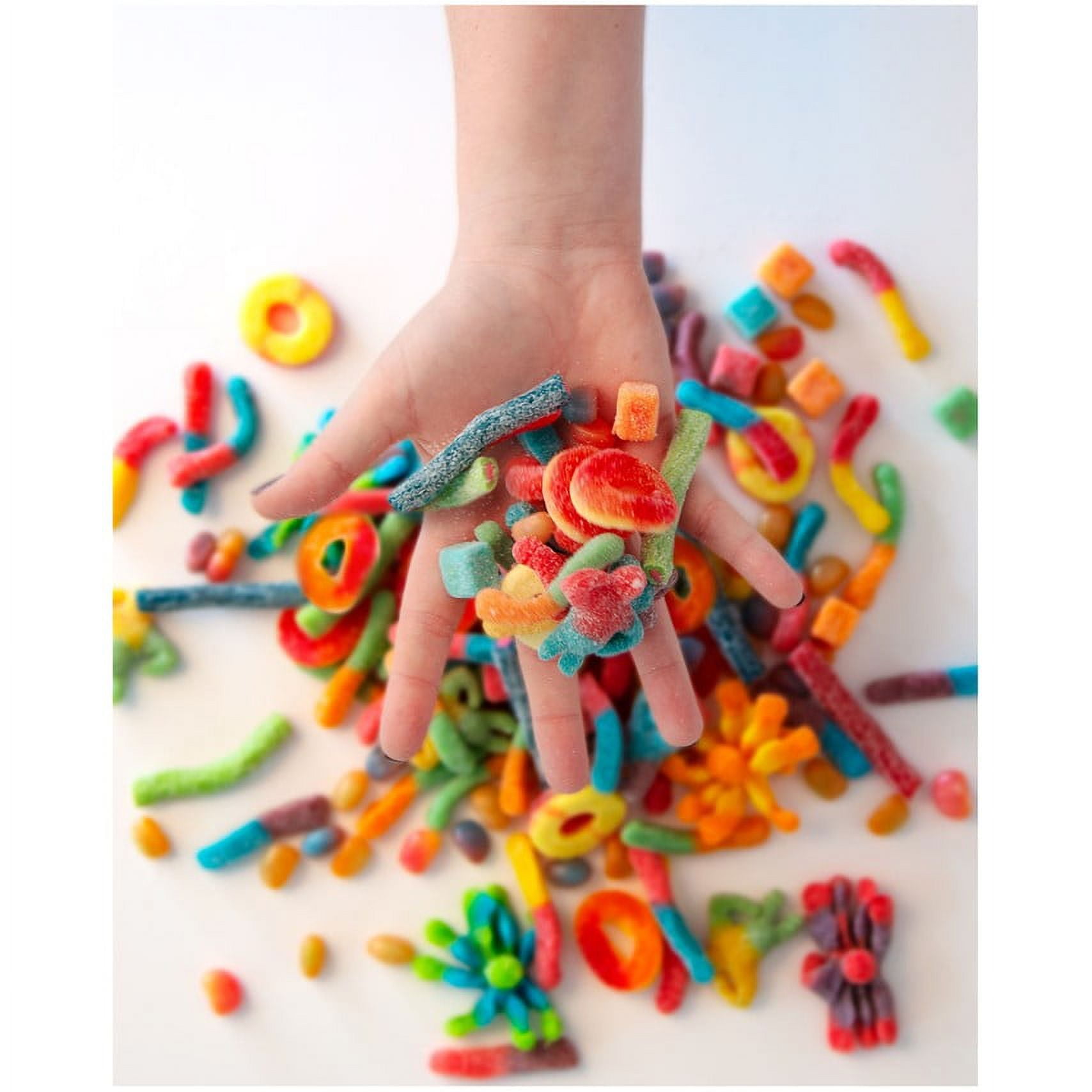 (3 pack) Trolli Sour Brite Crawlers, Candy, Very Berry, Sweet and Sour, Gummy Worms, 28.8 oz Bag