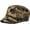 Brown Camouflage, variant on Washed Cotton Military Cadet Army Caps Unique Design Vintage Flat Top Hat