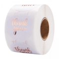 thumbnail image 1 of 4x Gracias Roll, 500 PCS Por Roll White Gracias Etiquetas Etiquetas Engomadas para Negocios, Tarjetas de Felicitación, Envolturas , Ra 4 piezas, 1 of 8