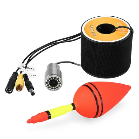 Image of 1200TVL Underwater Fishing 12 LEDs Waterproof Fish Shape Boat Ice Fishing Accessories with 15m30m50m Cable