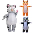 thumbnail image 3 of Cute Cat  Inflatable Doll Costume Group Building Stage, Funny Doll Costume, 3 of 4
