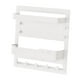 thumbnail image 2 of Colgador de llaves de pared con ganchos decorativos, organizador de correo moderno, estante Blanco, 2 of 7