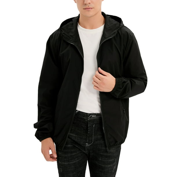 Youloveit Men's Mesh Lined Windbreaker Jacket Windbreaker Jacket