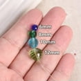 thumbnail image 5 of U8MO Round Disco Ball 6mm 8mm 10mm 12mm 96 Facets Faceted Crystal Glass Loose Beads-Lake Blue-12mm 10pcs, 5 of 6