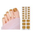 thumbnail image 4 of ROZYARD Toenail Stickers Semi Cured Gel Toenail Strips Solid Color Toenail Polish Strips Toe Nail Wraps Toenail Art Decoration, 4 of 21