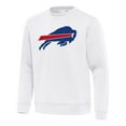 thumbnail image 2 of Men's Antigua White Buffalo Bills Relevant Lightweight Pullover Sweatshirt, 2 of 3