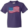 thumbnail image 3 of Inktastic Grunge American Flag Youth T-Shirt, 3 of 5
