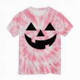 thumbnail image 2 of Futezty Halloween Shirt for Toddler Boy Girl Tie Dye Short Sleeve Tshirt Pumpkin Face Graphic Clothes Tee Tops Halloween Shirts for Kids 12M-13T, 2 of 5
